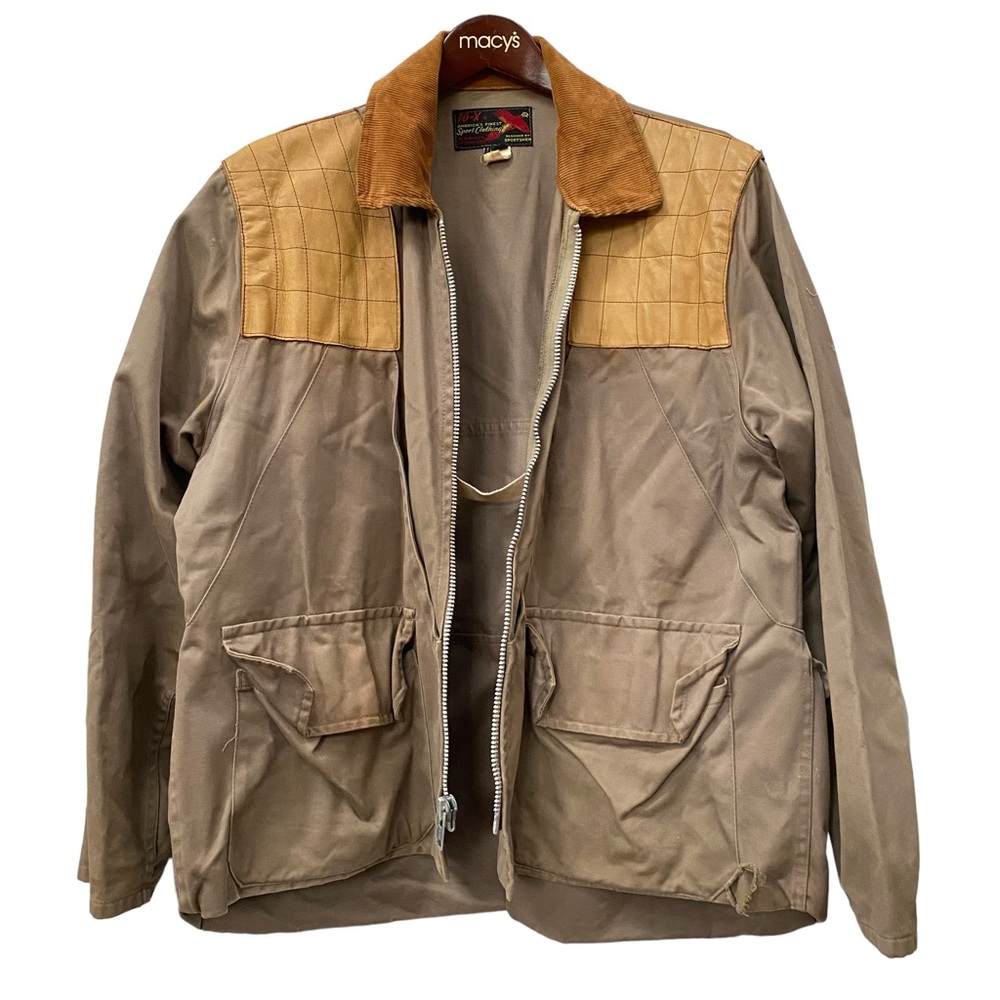 Vintage 50s 60s 10-X Sport Clothing Shooting Jacket Mens 44 XL